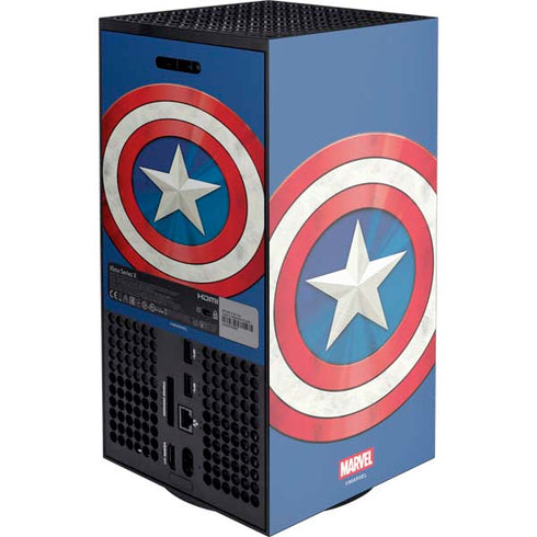Marvel Captain America Shield XBox Series X Digital Edition Console Skin